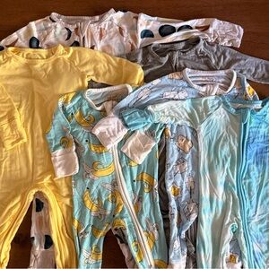 Bundle of 6 Little Sleepies Blue Boy Sleepers